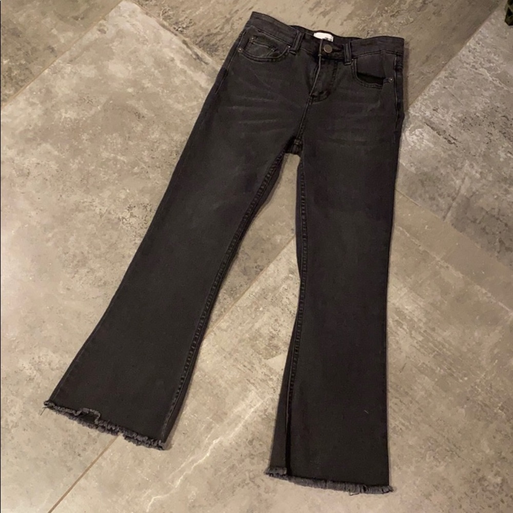 Amuse Society Cropped Flare Jeans